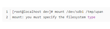 挂载云服务器数据盘时提示“mount: you must specify the filesystem type”怎么办？